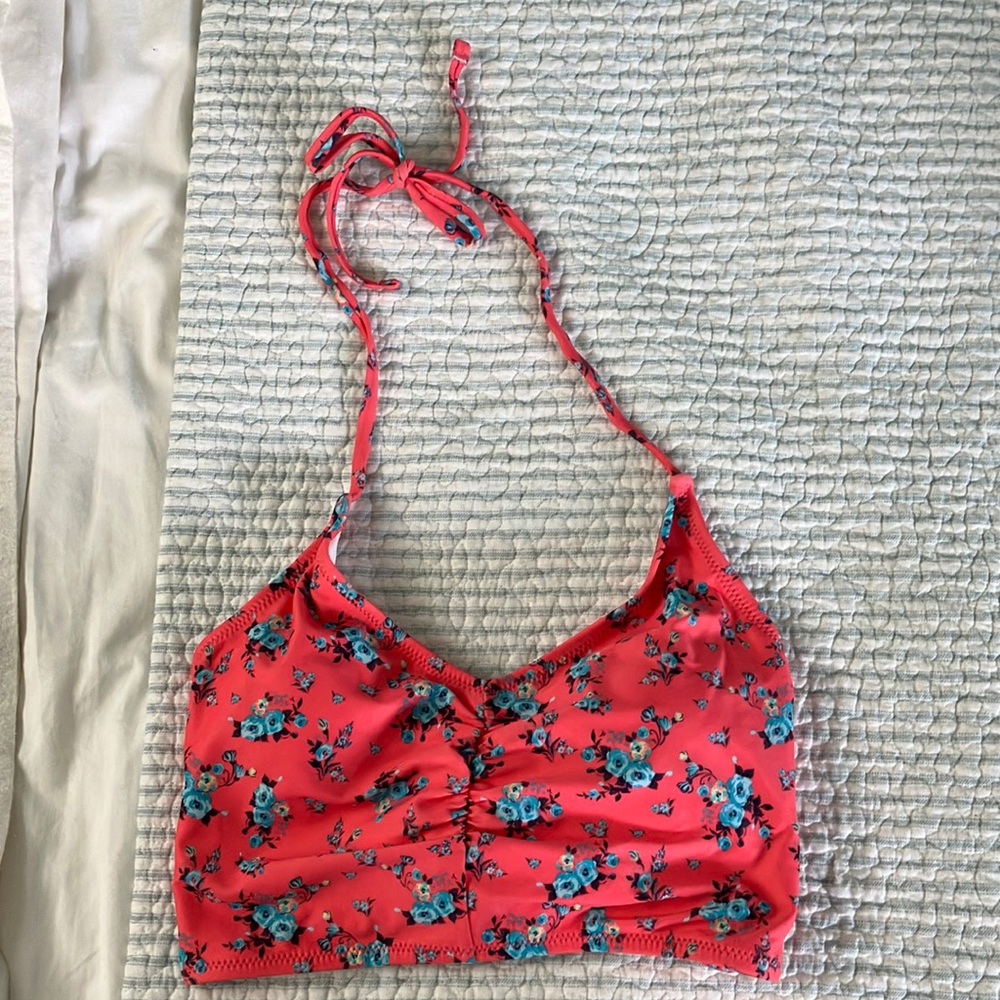 Mid halter bikini top